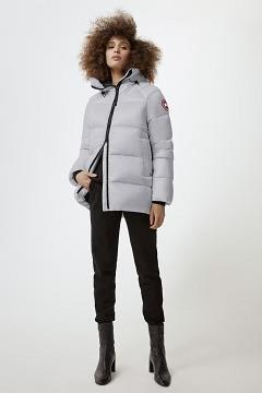Chamarras Canada Goose Mujer Outlet - Cypress Chaqueta De Plumas Blancos JN0874356
